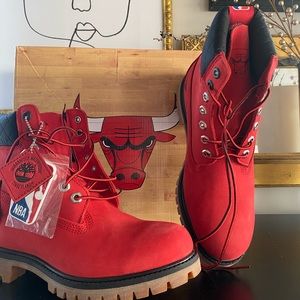 Timberland x NBA Chicago Bulls Waterproof Boots. Brand new.